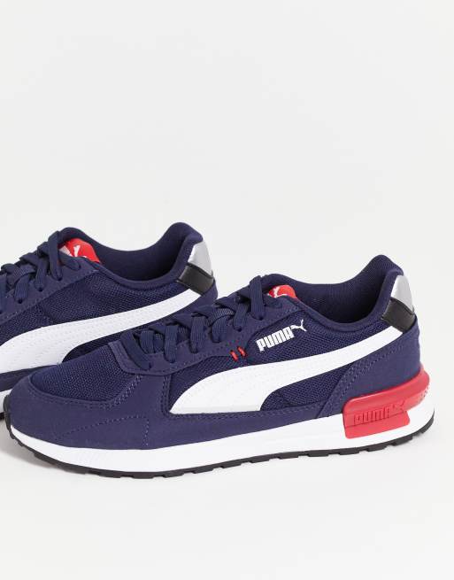 PUMA – Graviton – Silverfärgade sneakers
