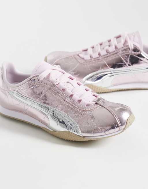 PUMA - H-Street Lustre - Baskets avec semelle en caoutchouc - Rose métallisé, 3 de 5