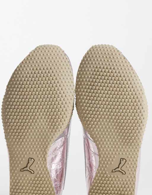 PUMA - H-Street Lustre - Baskets avec semelle en caoutchouc - Rose métallisé, 4 de 5