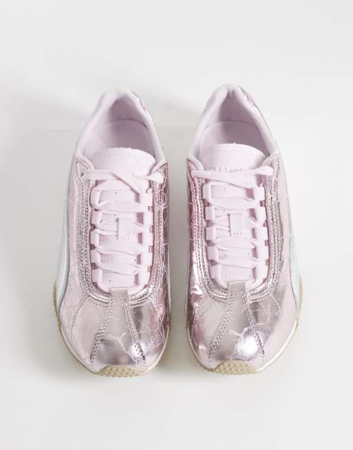 PUMA – H-Street Lustre – Rosa, metalliska sneakers med gummisula, 2 av 5
