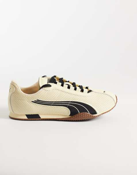 Puma H-Street mesh sneakers in light yellow and black - view 1