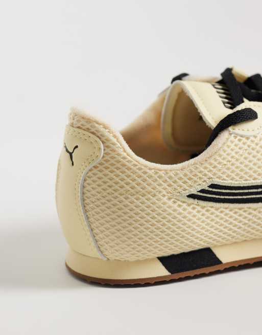 Puma H-Street mesh sneakers in light yellow and black, 5 of 5