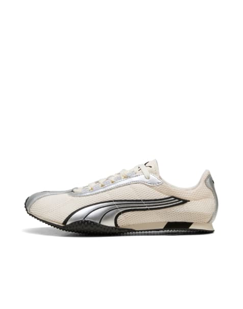 Puma H-street og leather trainers in white - view 1