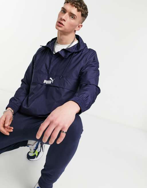 Puma half shop zip windbreaker