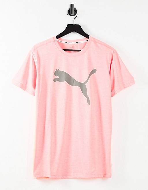 Puma Heather Cat t-shirt in peach