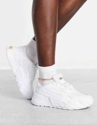 puma hedra trainers white