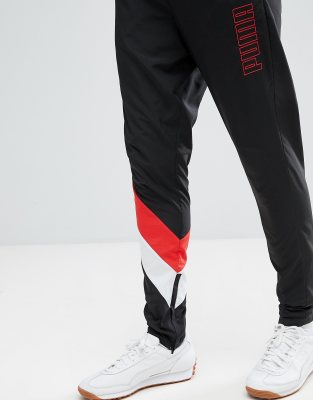 mens black puma joggers