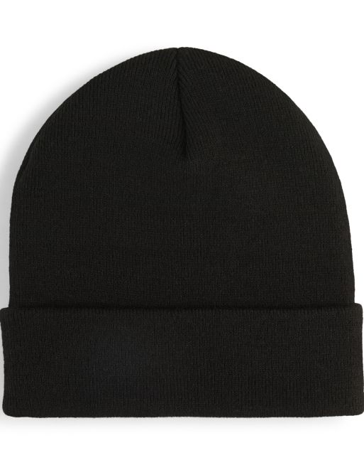 Puma high crown beanie in black, 2 of 2