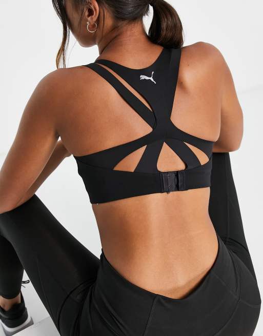 Puma High Impact Sports Bra in Black