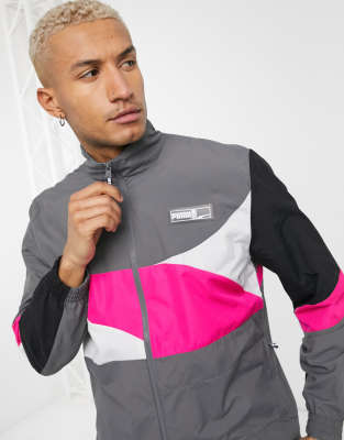 puma colorblock track jacket