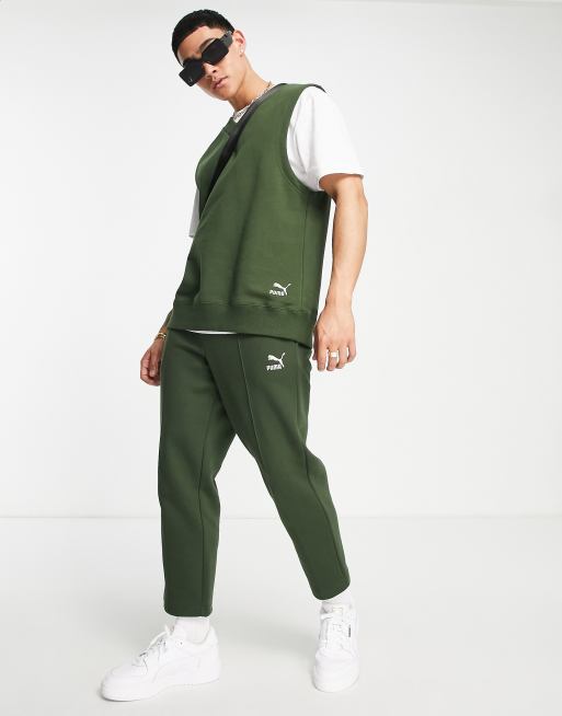 PUMA – Hose in Grün mit geradem Bein, exklusiv bei ASOS