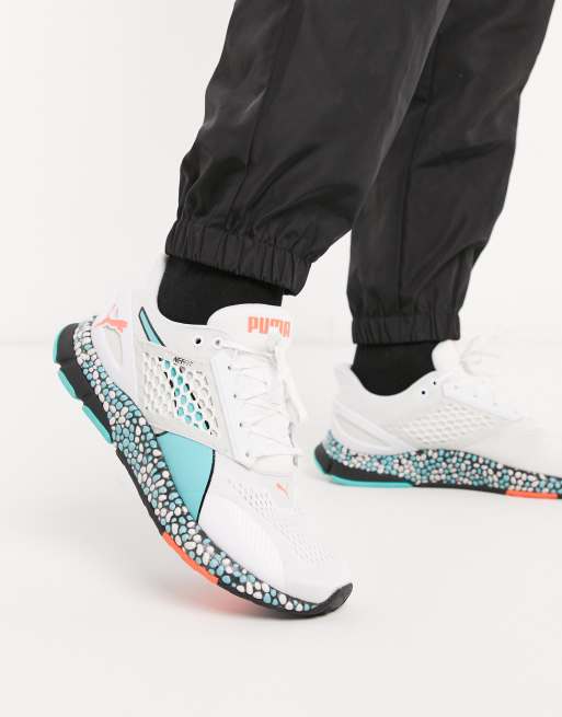 Puma Hybrid Astro sneakers in white blue ASOS