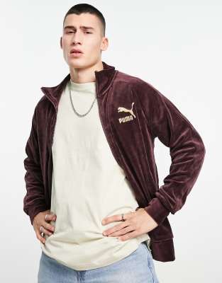 maroon puma jacket