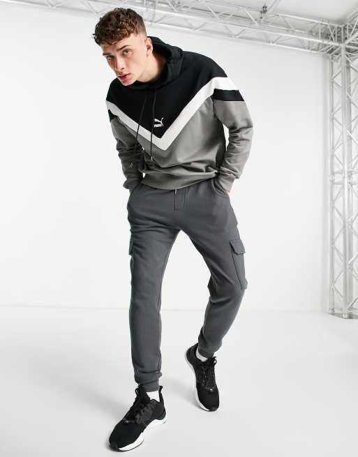 Puma Iconic Mcs hoodie in grey