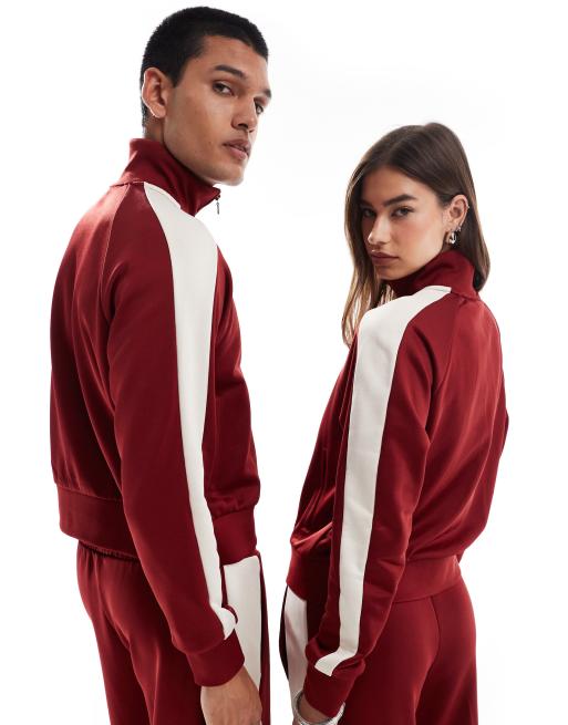 PUMA Iconic T7 Giacca sportiva bordeaux