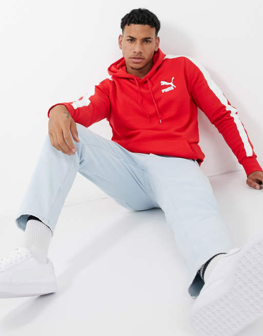 Puma hoodie online rood