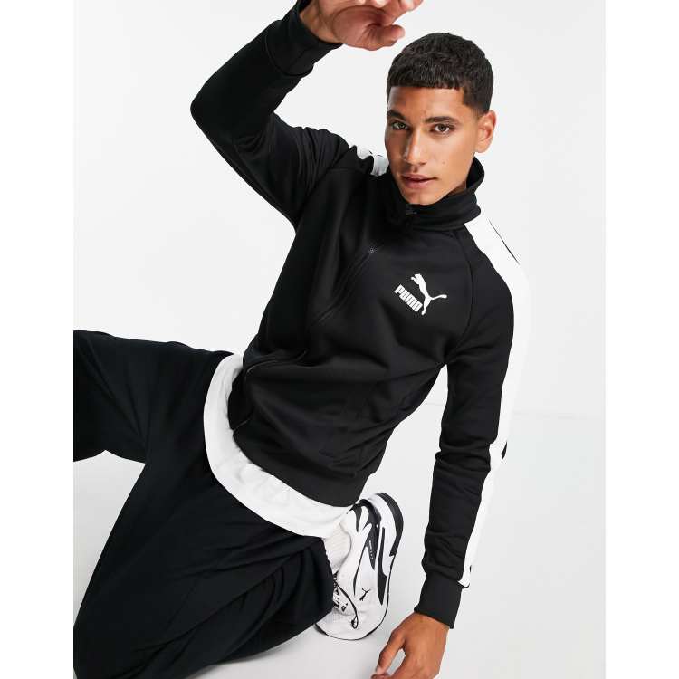 Puma Iconic T7 track jacket in black - part of a set