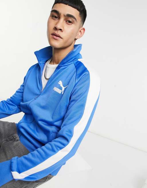 PUMA Iconic T7 jacket blue ASOS