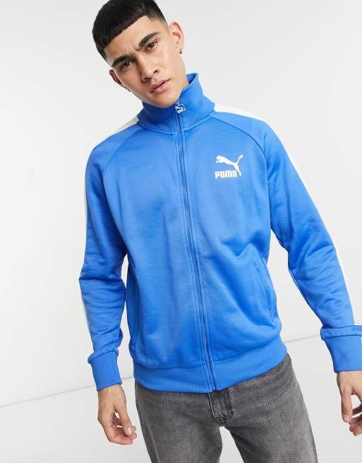 Puma blue hot sale sweat jacket