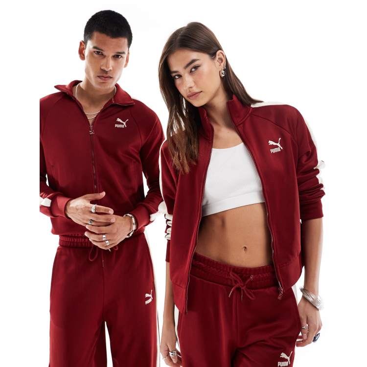 Puma red jacket womens best sale