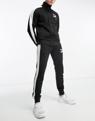 Puma Iconic T7 Track joggers in black - ASOS Price Checker