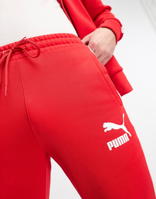 Puma joggers online red