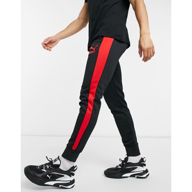 Puma track pants discount red