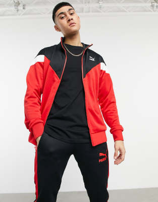 Puma Iconic track jacket in red