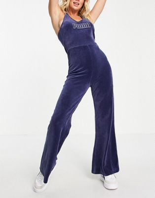 Puma Icons 2.0 fashion jumpsuit in navy - exclusive to ASOS