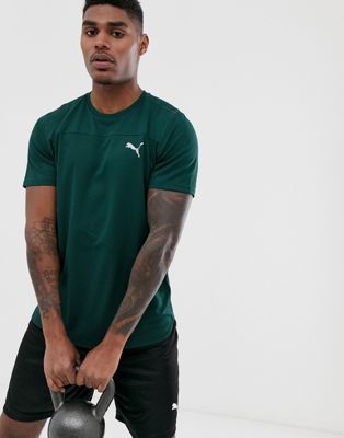 Puma ignite T-shirt in green | ASOS