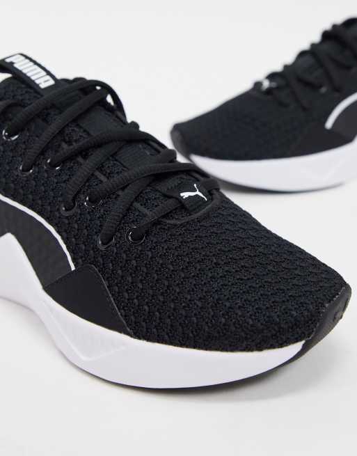 Puma INCITE FS performance trainers in black white ASOS