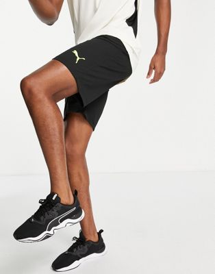 Puma Individual Rise shorts in black