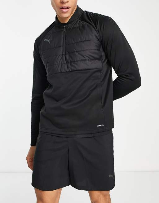 Puma individualLIGA hybrid top in black