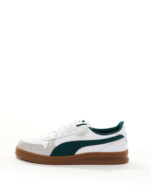 PUMA Indoor – Sneaker in Weiß und Grün , 2 von 5