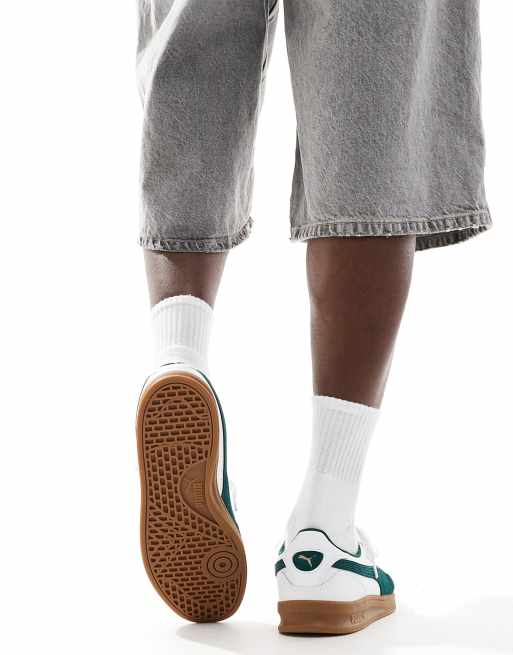 PUMA Indoor – Sneaker in Weiß und Grün , 5 von 5