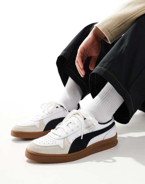 PUMA Indoor sneakers in white with gum sole - view 1