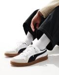 [Puma] PUMA Indoor sneakers in white with gum sole 38.5 WHITE