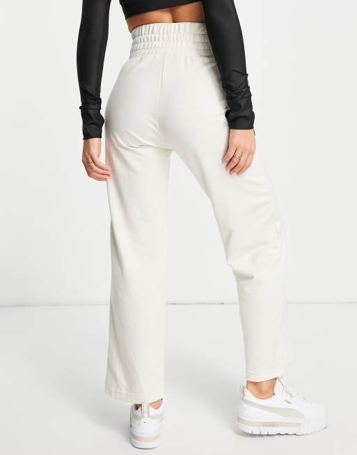 PUMA - Infuse - Pantaloni a fondo ampio bianco sporco, 4 di 4