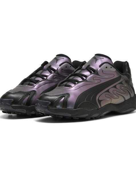 Puma Inhale colour shifting sneakers in puma black-shadow gray - view 1
