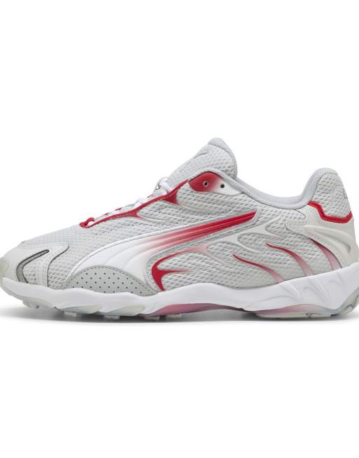 Puma Inhale sneakers in feather gray-for all time red