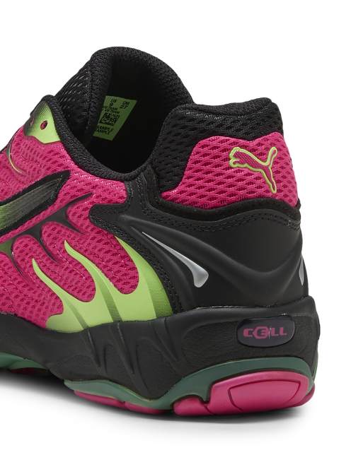 Puma Inhale trainers in pink and green | ASOS