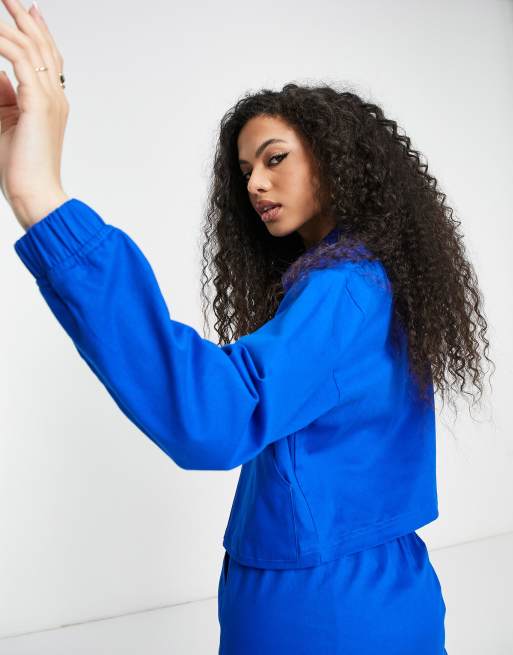 PUMA – Jaskrawoniebieska kurtka z diagonalu – Tylko w ASOS, 2 z 4
