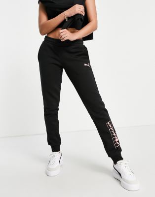 Black puma clearance joggers