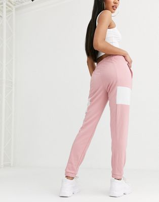 Puma Joggers with Piping in Pink | ASOS