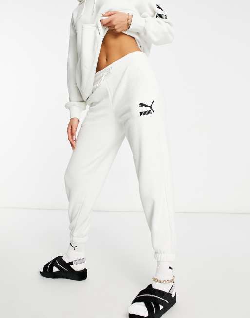 Puma - Trainingspak van fleece in lichtgrijs, 2 van 3