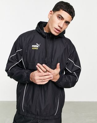 Puma King anorak jacket in black - ASOS Price Checker