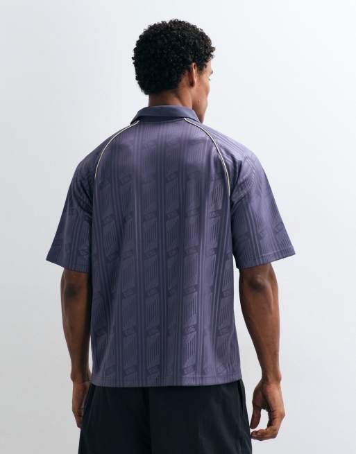 Puma King boxy jersey in gray, 5 of 5