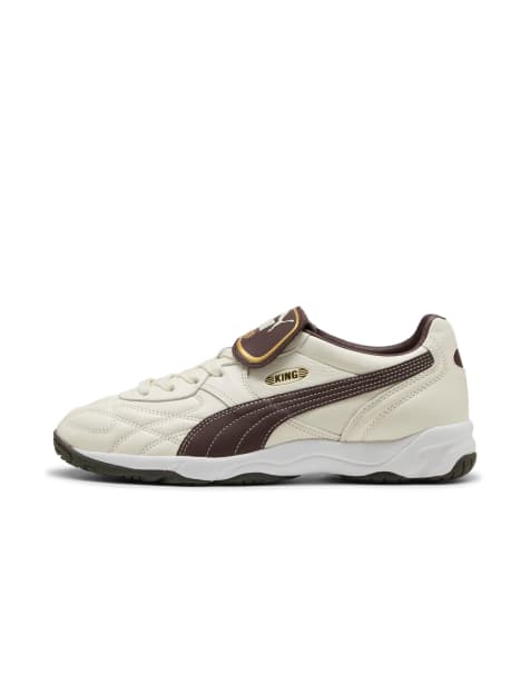 Puma King indoor trainers in white - view 1