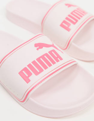 puma pink sliders