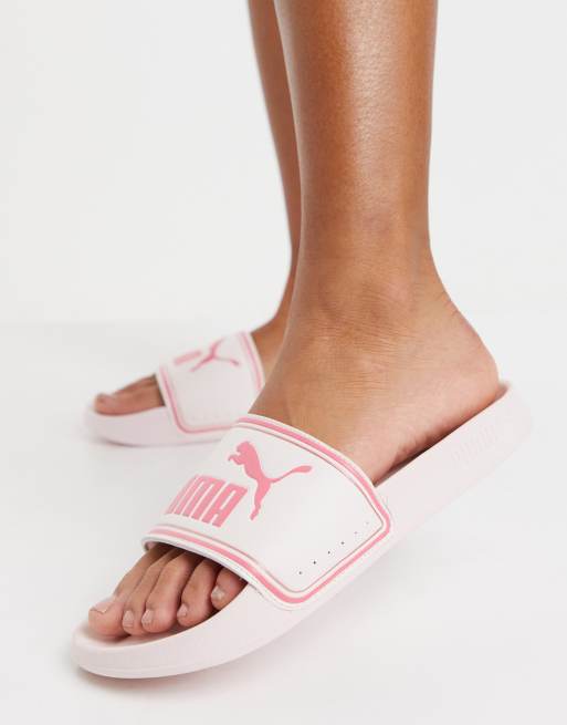 White and pink discount sliders